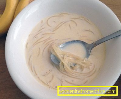 Supa de lapte vermicelli: reteta pentru copii